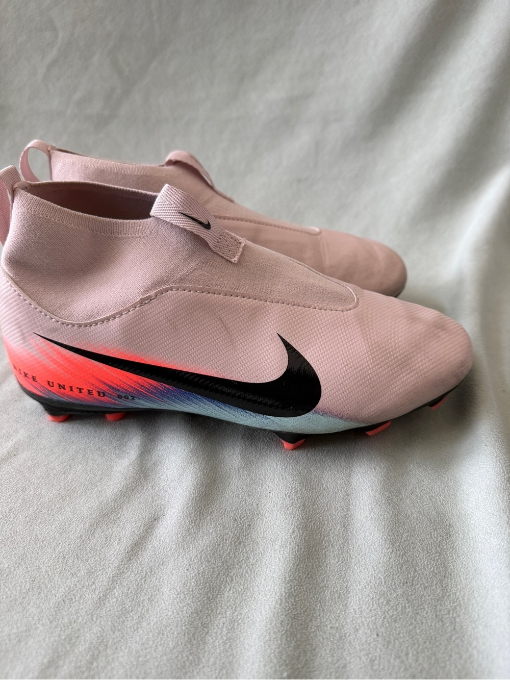 NIKE AIR ZOOM MERCURIAL SUPERFLY 10 ACADEMY MG UNITED Cleats Youth 5Y IB1516-600 - Picture 4 of 9